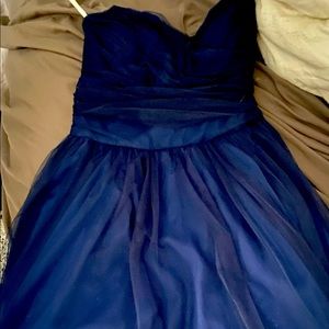 Navy blue cocktail dress